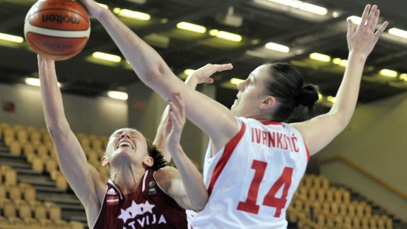 Eiropas čempionāts sieviešu basketbolā: Latvijas - Horvātija