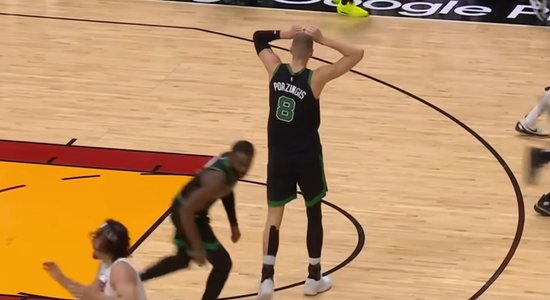 Porziņģis izlaidīs 'Celtics' nākamo 'play off' sēriju