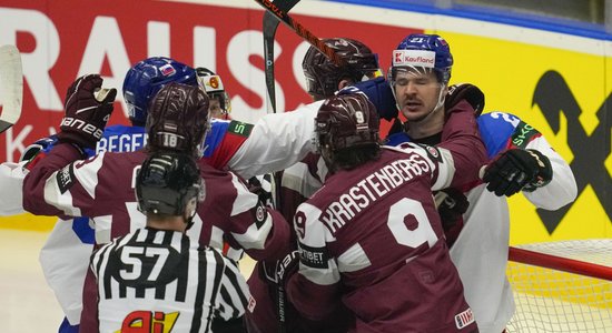 Pasaules hokeja čempionāts: Latvija – Slovākija. Teksta tiešraide