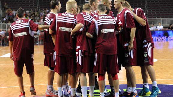 Pārbaudes spēle basketbolā: Latvija - Krievija - 23