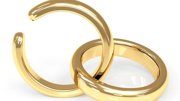 iršanās gredzeni zelts divorce rings