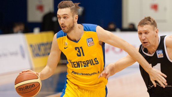 LBL spēle basketbolā: Ventspils - VEF Rīga - 30