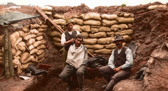 Цветные фотографии первой мировой войны оживляют истории 100-летней давности