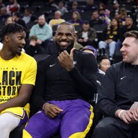 "Nedomāju, ka kaut kas tāds ir iespējams" – Lebrons reaģē uz Dončiča pievienošanos "Lakers"