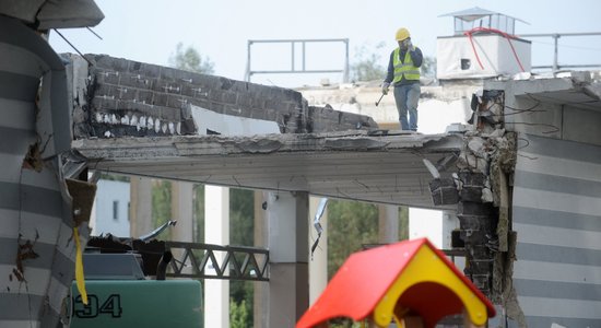 Zolitūdes traģēdijas vietā pabeigta drupu demontāža