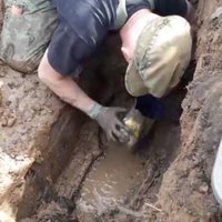 Video: Pie Siguldas šosejas Vangažos atrod vācu karavīru mirstīgās atliekas