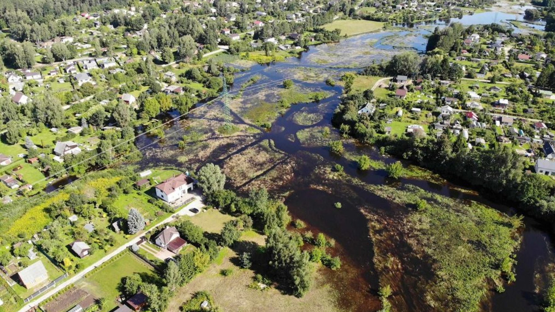 Jelgavā pārplūst Svētes upe – tuvumā dzīvojošajiem jābūt gataviem evakuēties