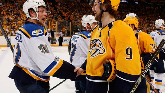 Vladimir Tarasenko St. Louis Blues, Filip Forsberg Nashville Predators