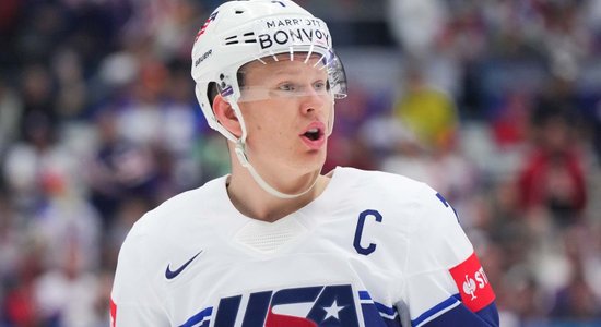 ASV izlases uzbrucējs pēc dramatiskās spēles ar Slovākiju: žēl, ka nav atļauta kaušanās