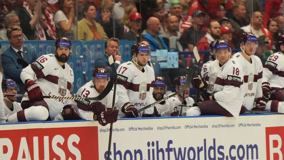 Hokejs, pasaules čempionāts 2024. Latvija - Polija