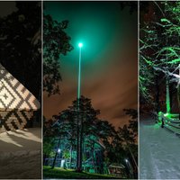 Lāzers 'Garā pupa' virs Rīgas. Brīvdabas muzejā atklās gaismas mākslas pastaigu