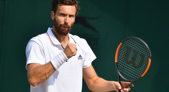 Gulbis jaunākajā ATP rangā zaudējis divas vietas