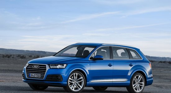 Pirmie attēli ar jauno 'Audi Q7' apvidnieku