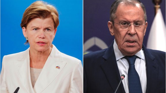 Baiba Braže, Sergey Lavrov