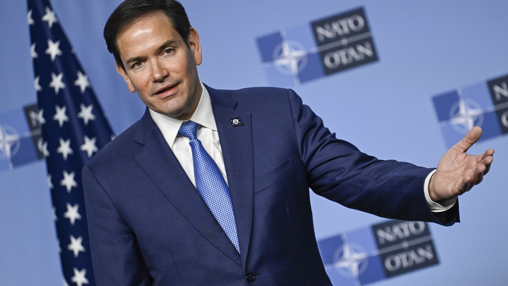 Rubio pārmet Zelenskim nekorektus izteikumus par spiedienu Donbasa jautājumā