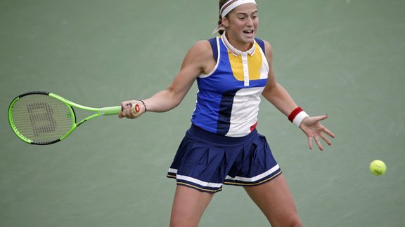 Teniss, US Open: Jeļena Ostapenko - Lara Arruavarrena