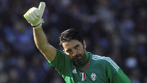 Juventus goalkeeper Gianluigi Buffon