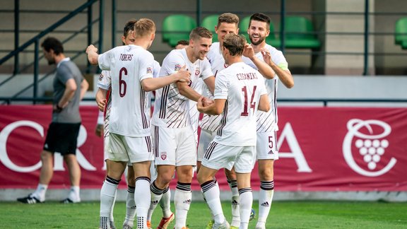 Futbols, UEFA Nāciju līga: Latvija - Moldova  - 12