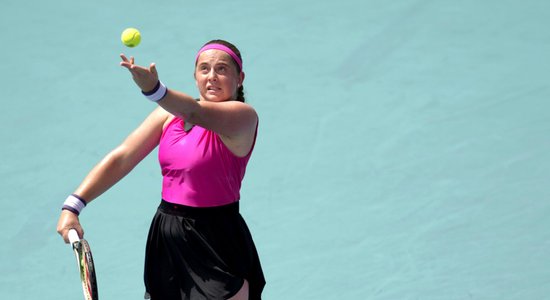 Ostapenko uzzina potenciālās pretinieces Indianvelsas turnīra otrajā kārtā