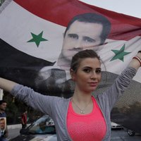 Atbalstītāji svin Asada dzimšanas dienu