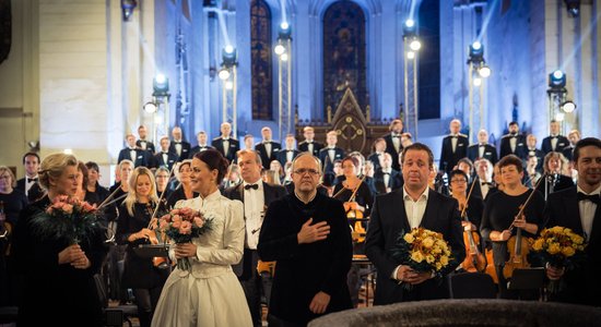 Foto: Ar pirmatskaņojumu Baltijā noslēdzies Starptautiskais garīgās mūzikas festivāls