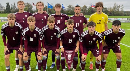 Latvijas U-19 izlases futbolisti iekļūst Eiropas čempionāta kvalifikācijas elites kārtā