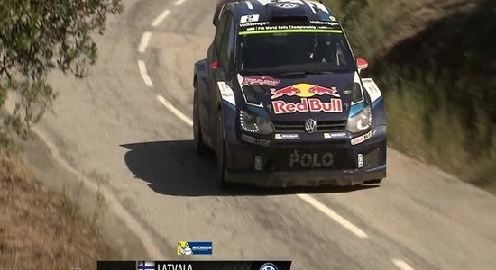 Foto un video: Korsikas WRC rallijs - spītējot vētrai un lietavām