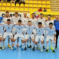 Latvijas telpu futbola izlase kapitulē spēcīgajai Portugālei EČ kvalifikācijas spēlē