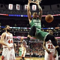 'Celtics' un 'Wizards' basketbolisti iekļūst NBA Austrumu konferences pusfinālā