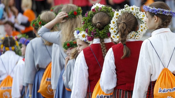 XI Latvijas Skolu jaunatnes dziesmu un deju svētku noslēguma koncerta ģenerālmēģinājums Mežaparkā  - 4