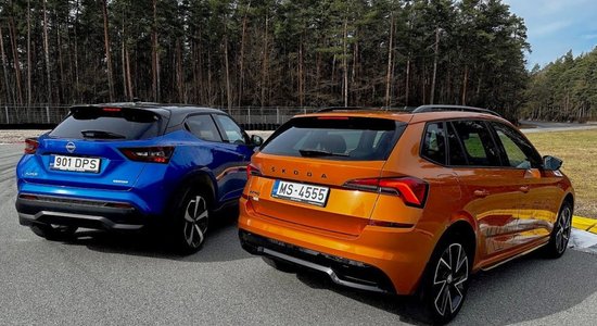 Video: Vienāda jauda, atšķirīgas pieejas – 'Škoda Kamiq' pret 'Nissan Juke'