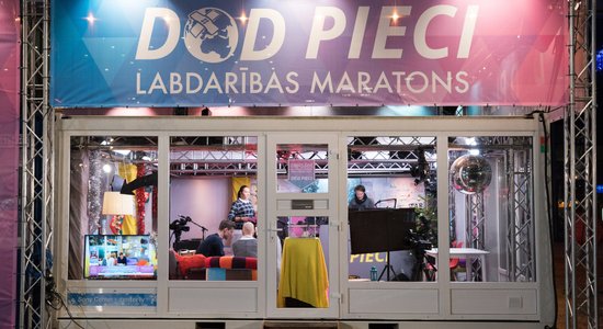 Labdarības maratonā 'Dod pieci!' onkoloģisko pacientu atbalstam saziedoti 90 051 eiro