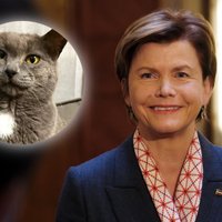 Jaunā ārlietu ministre Braže paņēmusi kaķīti no patversmes