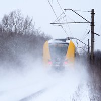 Spēkā dzeltenais sniega brīdinājums – 'ViVi' brīdina par iespējamu vilcienu kavēšanos