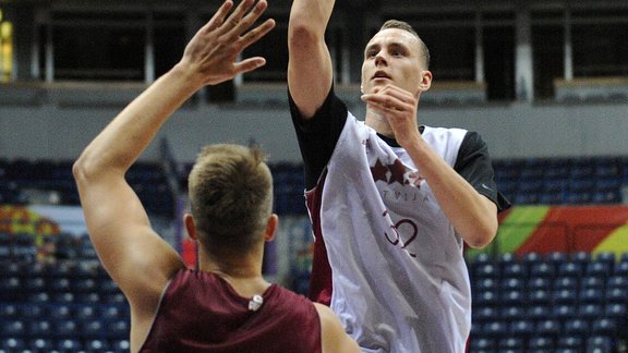 Basketbols, Latvijas basketbola izlases treniņš Belgradā 07.07.2016 - 7