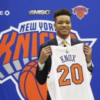 NBA draftā izraudzītais Nokss kļūst par Porziņģa komandas biedru Ņujorkas 'Knicks'
