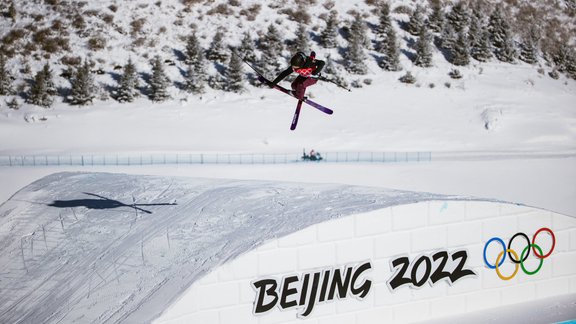 Pekinas olimpiskās spēles. Frīstails "slopestyle", Kellija Sildaru - 7