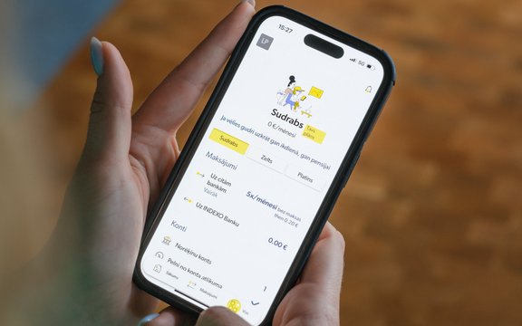 Izmēģini "INDEXO Bankas" lietotni un laimē 300 eiro