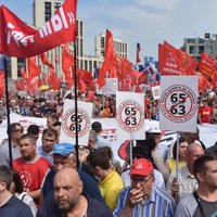 ФОТО: В России проходят митинги против повышения пенсионного возраста