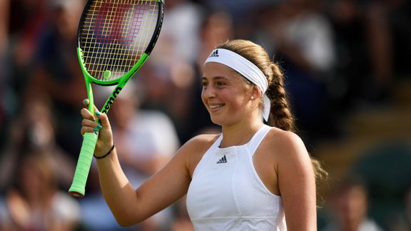 Teniss, Vimbldonas čempionāts: Jeļena Ostapenko - Kamila Džordži - 3