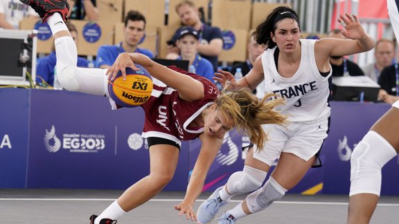 3x3 basketbols, Eiropas spēles: Latvija - Francija