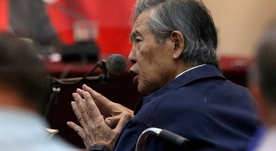 No ieslodzījuma atbrīvots Peru eksprezidents Fuhimori
