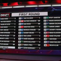 'Sabres' NHL draftā ar pirmo numuru izraugās Rīgā par čempionu kļuvušo aizsargu Paueru