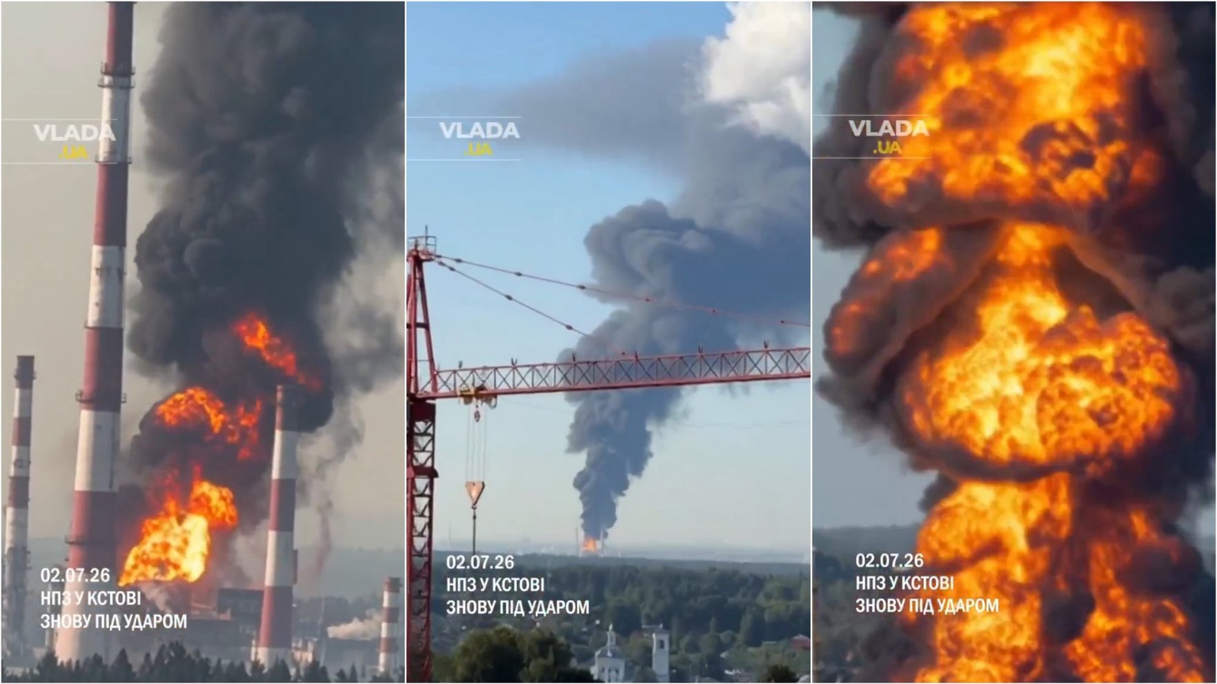 Droni uzbrukuši vienai no lielākajām Krievijas naftas pārstrādes rūpnīcām