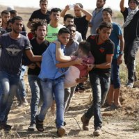 Izraēlas karavīru un palestīniešu sadursmē pie Gazas robežas četri bojāgājušie