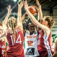 Latvijas U-16 meiteņu basketbola izlase Eiropas čempionātu sāk ar zaudējumu Spānijai