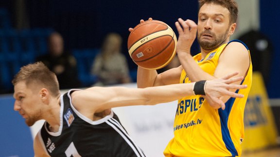 LBL spēle basketbolā: Ventspils - VEF Rīga - 47