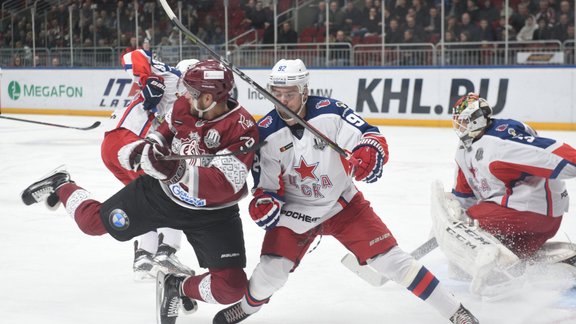 Hokejs, KHL spēle: Rīgas Dinamo - Maskavas CSKA