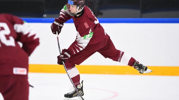 Hokejs, pasaules U-18 čempionāts: Latvija - Zviedrija - 18