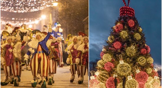 Сверкающие ели, фонари и звери. Как крупнейшие города Латвии наряжаются к праздничному сезону